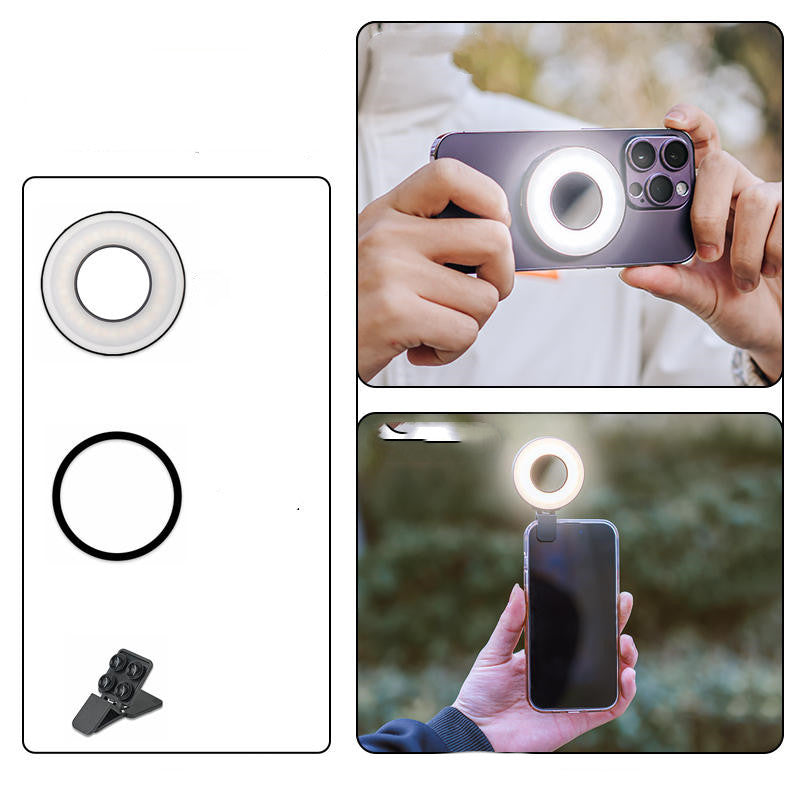 Portable Cell Phone Magnetic Fill Light LED Charging