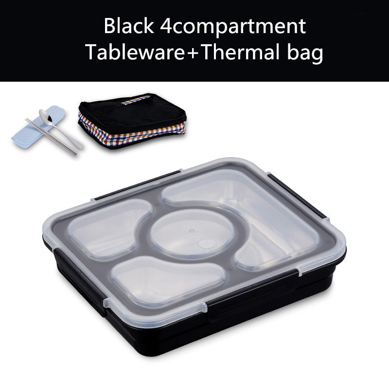 Stainless Steel Insulated lunch Box Student Lunch Box With Lid