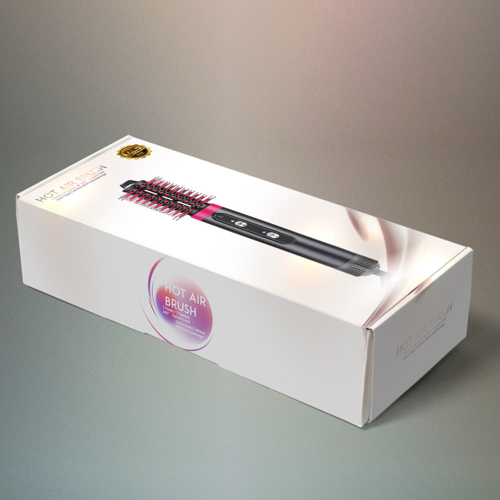 4 Heads Hot Air Black Cold Air Comb Hair Dryer Hair Dryer Hair Dryer Curled Iron Rotating Brush 4 In 1
