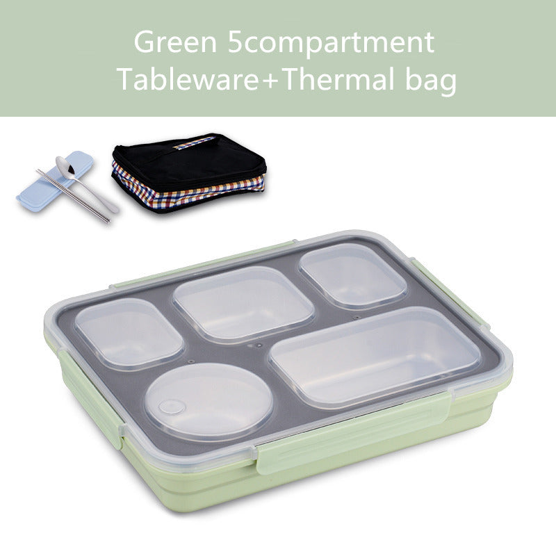 Stainless Steel Insulated lunch Box Student Lunch Box With Lid