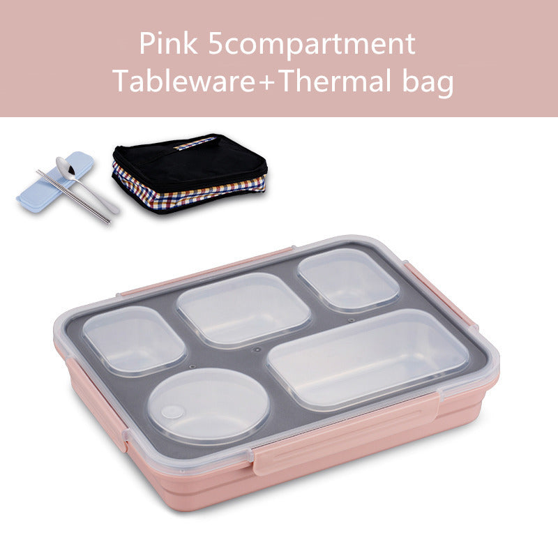 Stainless Steel Insulated lunch Box Student Lunch Box With Lid