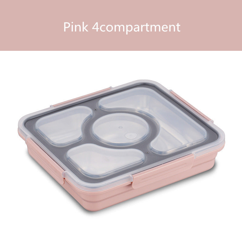 Stainless Steel Insulated lunch Box Student Lunch Box With Lid
