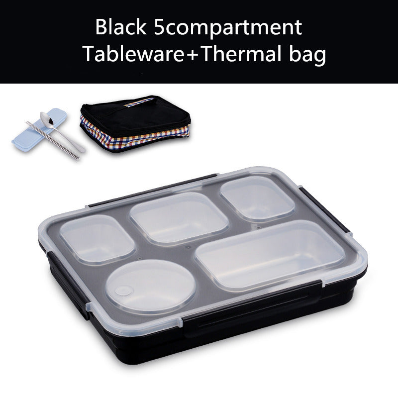 Stainless Steel Insulated lunch Box Student Lunch Box With Lid