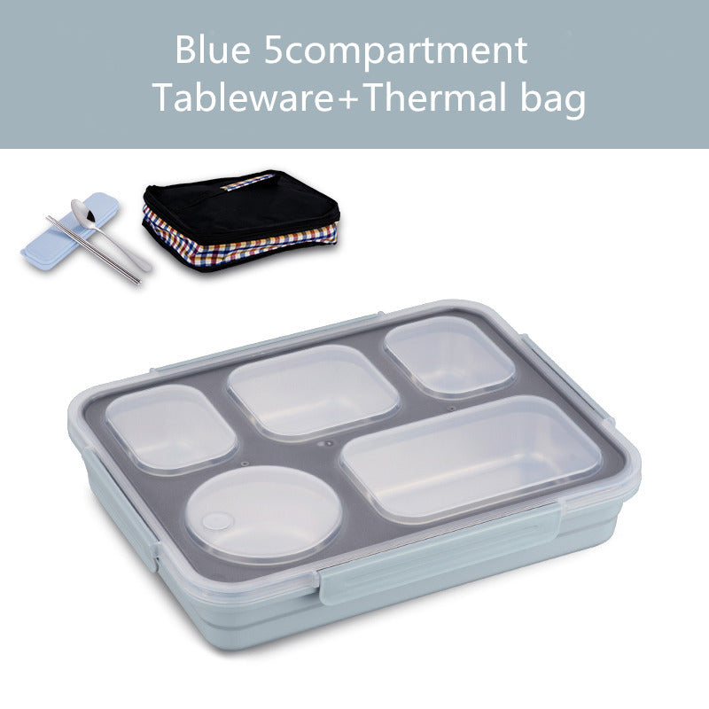 Stainless Steel Insulated lunch Box Student Lunch Box With Lid