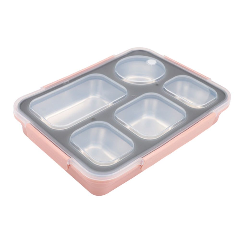 Stainless Steel Insulated lunch Box Student Lunch Box With Lid