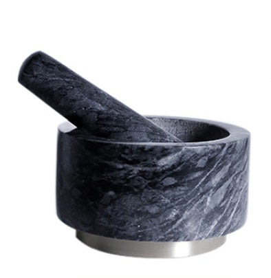 Granite Stone Mortar Garlic Smasher With Copper Base