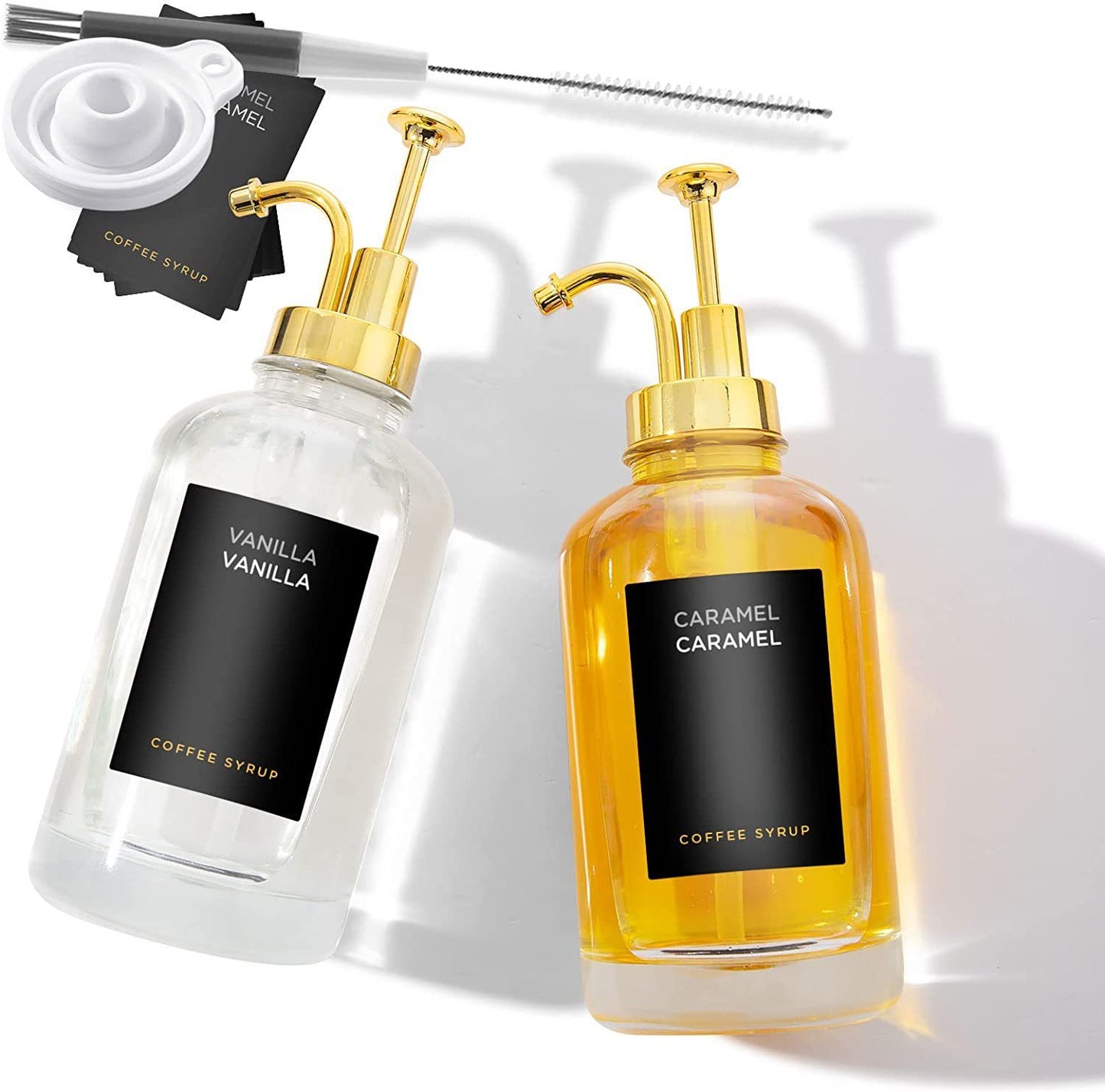 Home Fashion Coffee Syrup Dispenser Set