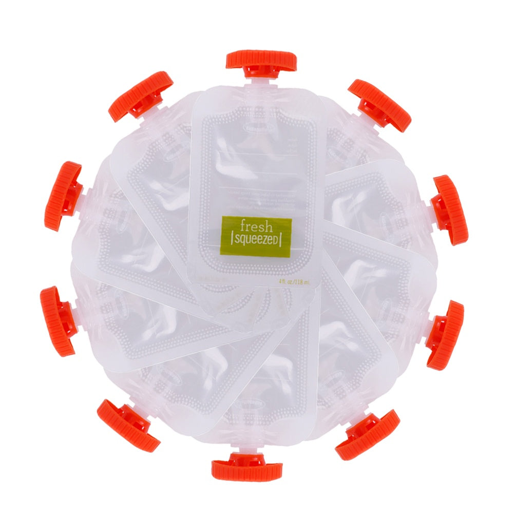 10pcs Disposable Fruit Juice Puree Squeeze Baby Food Storage Bag Feeding